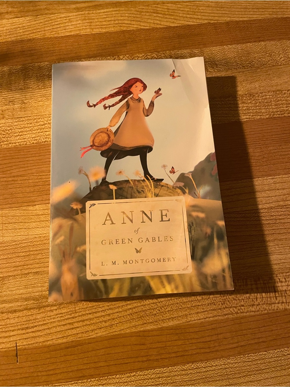 Anne of Green Gables Paperback Decorative Book - Cream & Green